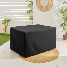 Neo 4 Piece Bamboo Style Table & Chairs Set with Cover